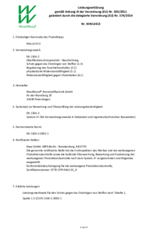 Wecryl 413: Strukturbelag High Performance