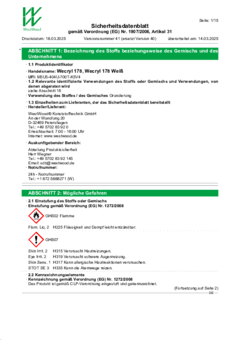 Wecryl 178 / Wecryl 178 Weiß